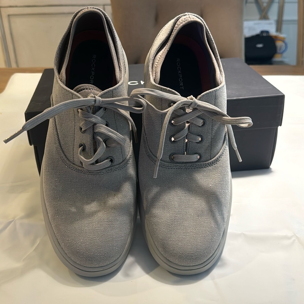 Men’s New Gray Rockport Sneakers Size 10.5